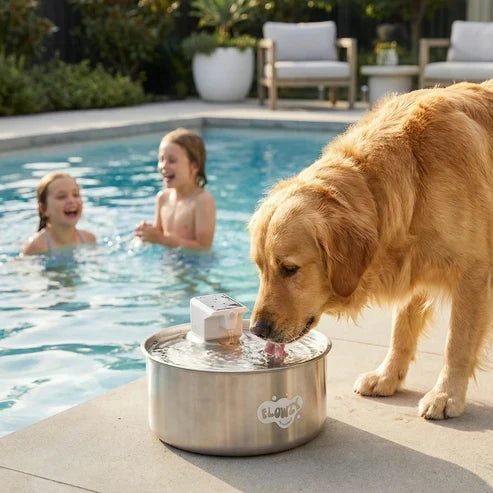 🥳2026 HOT SALE🥳💞50K+ SOLD! 💧🐾 50% OFF! Wireless Automatic Pet Water Fountain – 7L capacity, 100-day battery & weatherproof. Circulating fresh water stops algae & keeps pets healthy! 🛡️✅