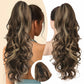 🥳2026 HOT SALE🥳💞50K+ SOLD!💜✨ 50% OFF! Clip-on Wavy Ponytail Extension – Natural big waves, tangle‑free & heat‑resistant. Instant volume in seconds! 🦚🎀