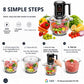 🥳2026 HOT SALE🥳💞50K+ SOLD!🥩⚡ 50% OFF! USB Cordless Kitchen Mincer – Meat, garlic & sauces in seconds. One‑button, easy‑clean & portable. No more hand chopping! 🧄✨