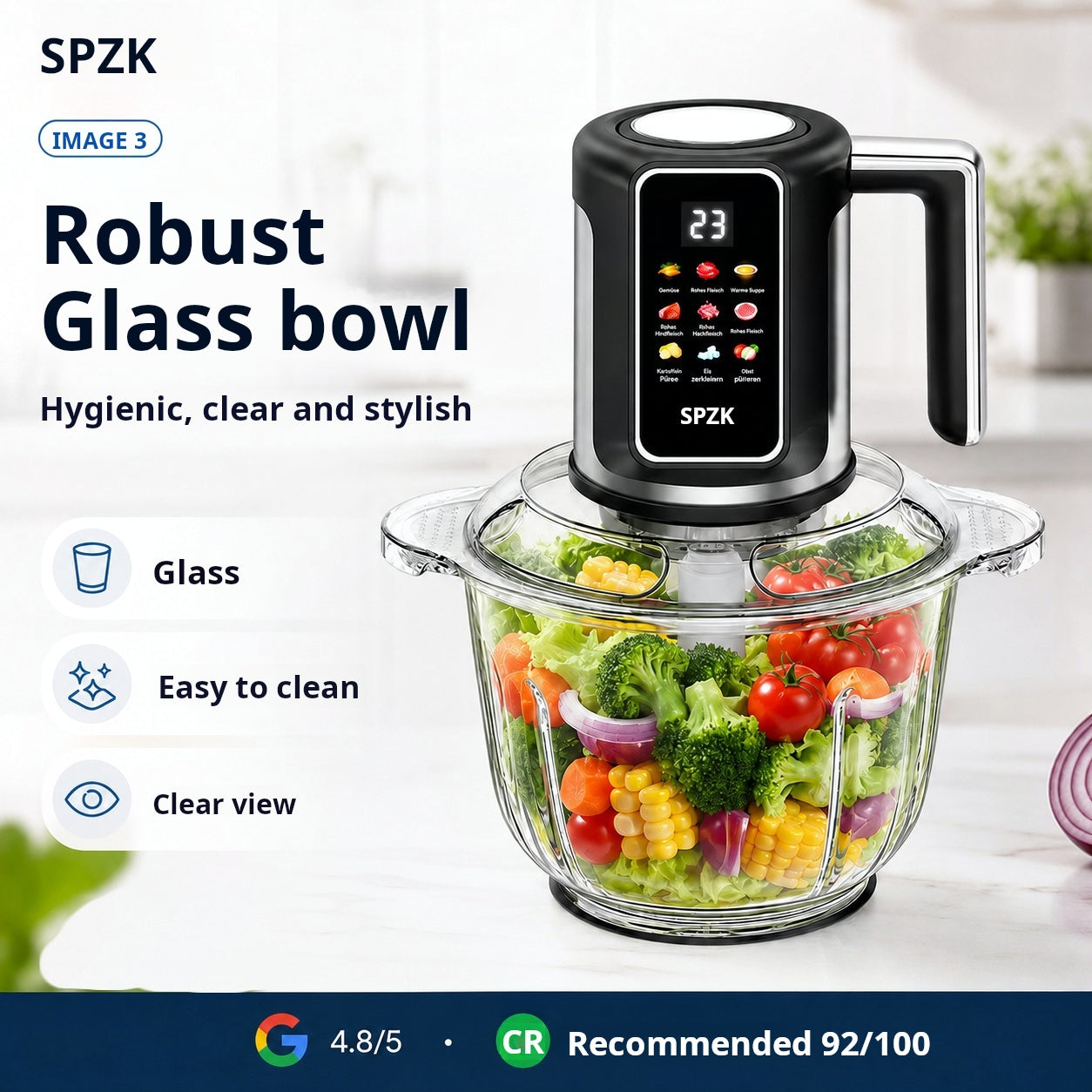 🥳2026 HOT SALE🥳💞50K+ SOLD!🥩⚡ 50% OFF! USB Cordless Kitchen Mincer – Meat, garlic & sauces in seconds. One‑button, easy‑clean & portable. No more hand chopping! 🧄✨