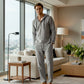 🥳2026 HOT SALE🥳💞50K+ SOLD!💥💎🧥 Modern Relaxed Style, All-Day Comfort. Men‘s Hooded 2-Piece – 75%OFF Price! ✨🛋️