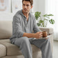 🥳2026 HOT SALE🥳💞50K+ SOLD!💥💎🧥 Modern Relaxed Style, All-Day Comfort. Men‘s Hooded 2-Piece – 75%OFF Price! ✨🛋️