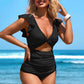 🥳2026 HOT SALE🥳💞50K+ SOLD!💥👗🌸 50% OFF! Ruffled One-Piece Swimsuit – Feel confident & beautiful at the beach! Gentle ruffles soften & flatter. Supportive fit, easy to move in. Your new holiday favourite. 🌊🌸