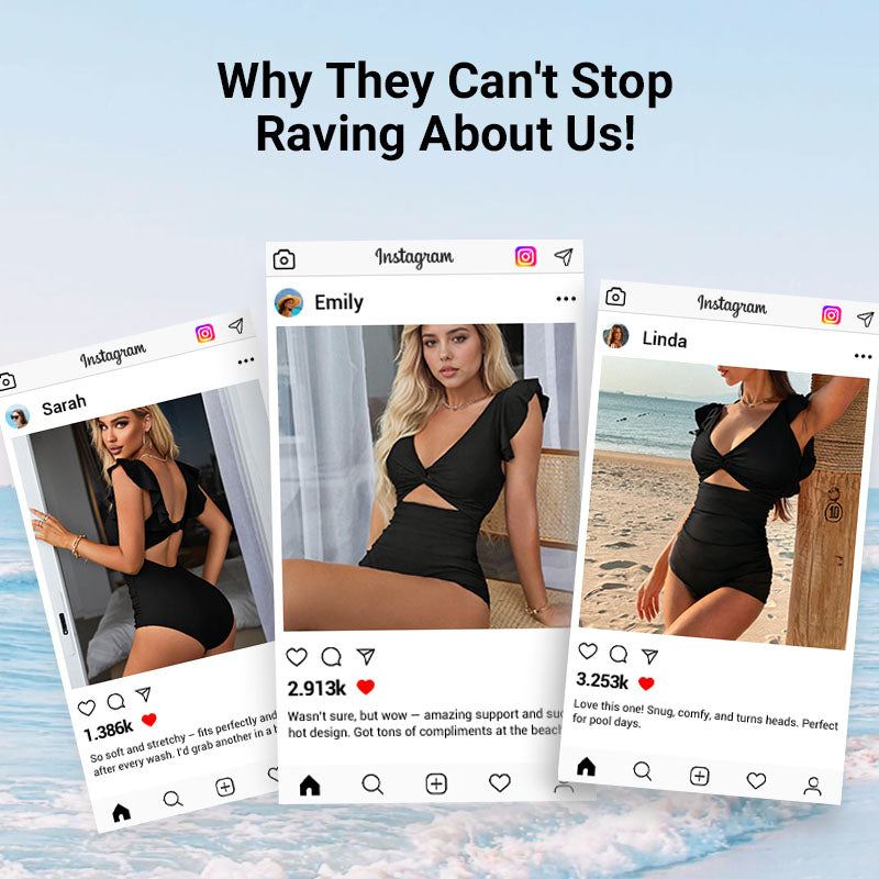 🥳2026 HOT SALE🥳💞50K+ SOLD!💥👗🌸 50% OFF! Ruffled One-Piece Swimsuit – Feel confident & beautiful at the beach! Gentle ruffles soften & flatter. Supportive fit, easy to move in. Your new holiday favourite. 🌊🌸