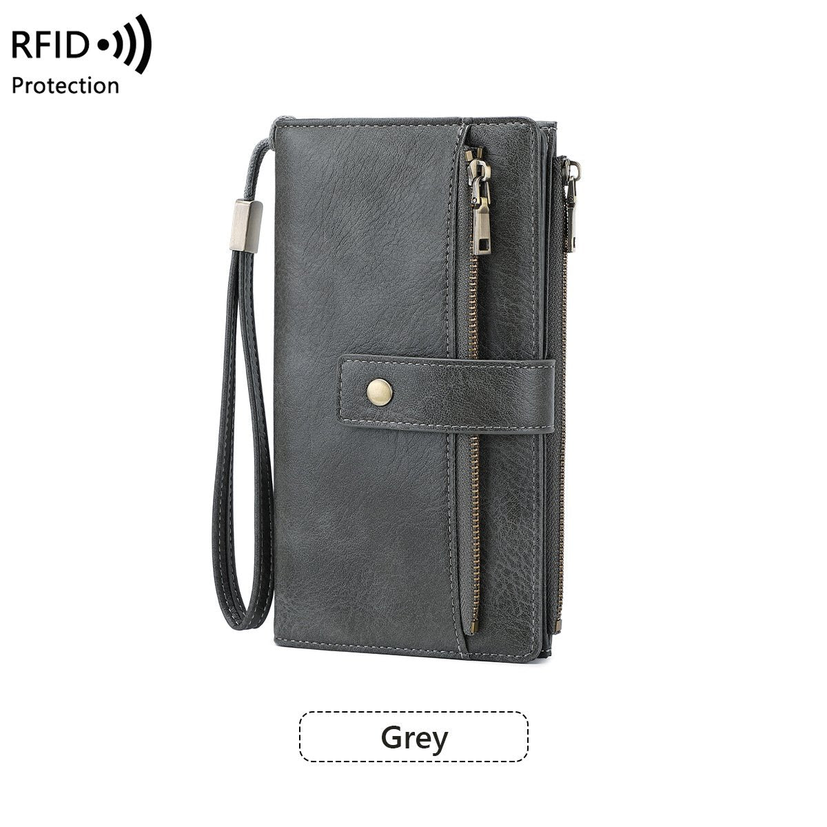 🥳2026 HOT SALE🥳💞50K+ SOLD!👛🛡️ 50% OFF! Women's RFID Blocking Leather Wallet – Blocks digital pickpockets. Soft leather, multiple slots. Secure & stylish. 👜💳