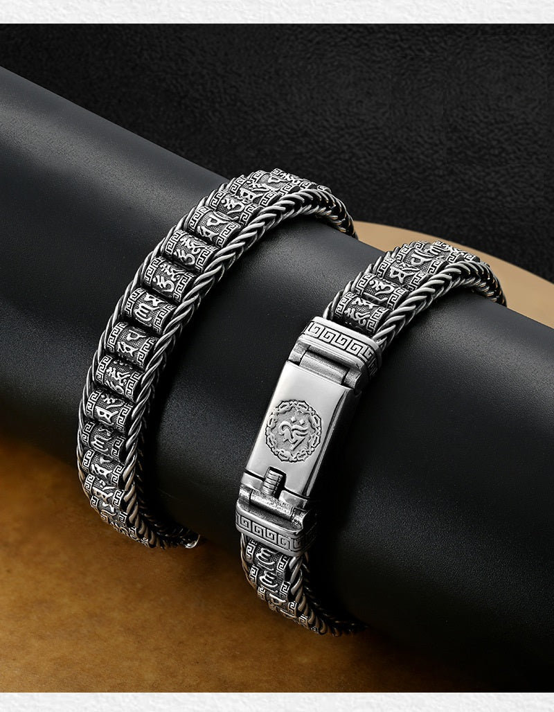 🥳2026 HOT SALE🥳💞50K+ SOLD!💝 Tibetan Prayer Wheel Bracelet – Spin for Serenity & Blessings. Crafted in 925 Sterling Silver, a meaningful keepsake for peace and good fortune. 🙏✨