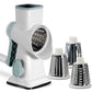 🥳2026 HOT SALE🥳💞50K+ SOLD! 🥕🛡️ BIG DISCOUNT! 3-in-1 Rotary Cheese Grater – safe feeding port prevents cuts, no more bloody fingers! Grates cheese, slices veg & spiralizes in seconds. Perfect for easy, safe home cooking! 🧀✅