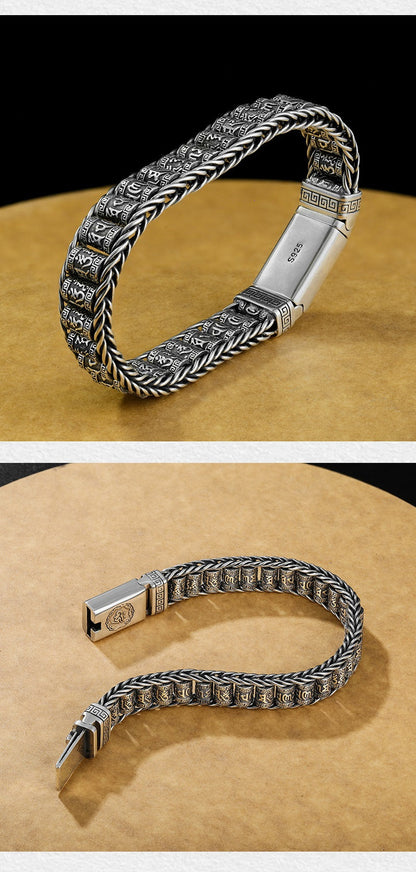 🥳2026 HOT SALE🥳💞50K+ SOLD!💝 Tibetan Prayer Wheel Bracelet – Spin for Serenity & Blessings. Crafted in 925 Sterling Silver, a meaningful keepsake for peace and good fortune. 🙏✨