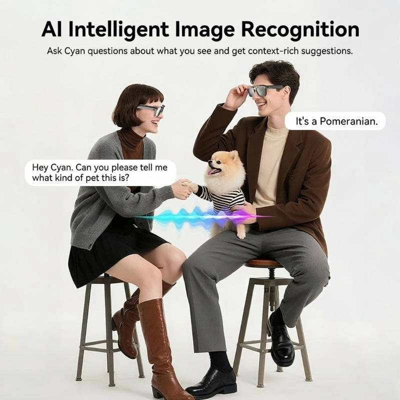 🥳2026 HOT SALE🥳💞50K+ SOLD!👓✨ 50% OFF! AI Smart Glasses with ChatGPT – Real‑time translation in 160+ languages, 8MP camera & 4K video. Bluetooth 5.4, HiFi audio – your personal AI assistant for travel & daily life! 🗣️🌍