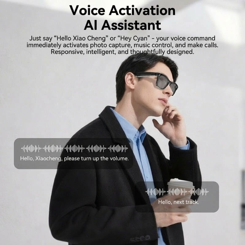 🥳2026 HOT SALE🥳💞50K+ SOLD!👓✨ 50% OFF! AI Smart Glasses with ChatGPT – Real‑time translation in 160+ languages, 8MP camera & 4K video. Bluetooth 5.4, HiFi audio – your personal AI assistant for travel & daily life! 🗣️🌍