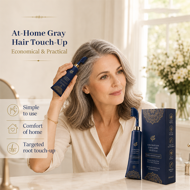 🥳2026 HOT SALE🥳💞50K+ SOLD! 🌿💇 50% OFF! Herbal Hair Dye Comb for Home Use – natural herbal formula, easy at-home colouring, even coverage. Salon results without the salon price! 🏠✅