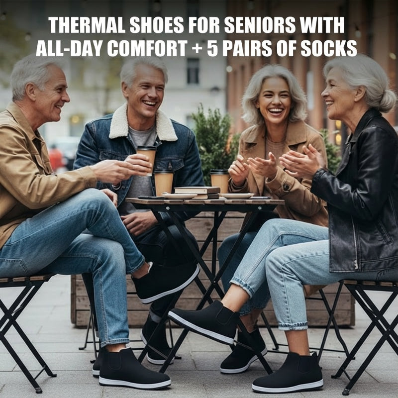 🥳2026 HOT SALE🥳💞50K+ SOLD!❤️🌡️ Self-Warming Comfort That Lasts. Senior Shoes with HeatTech – Say Goodbye to Cold Feet. 🧦👴👵