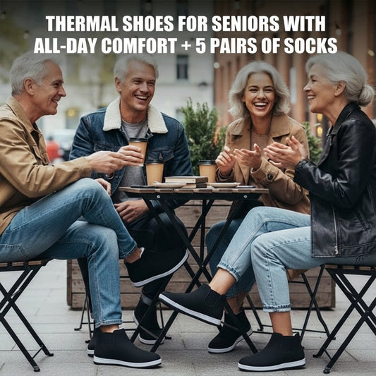 🥳2026 HOT SALE🥳💞50K+ SOLD!❤️🌡️ Self-Warming Comfort That Lasts. Senior Shoes with HeatTech – Say Goodbye to Cold Feet. 🧦👴👵