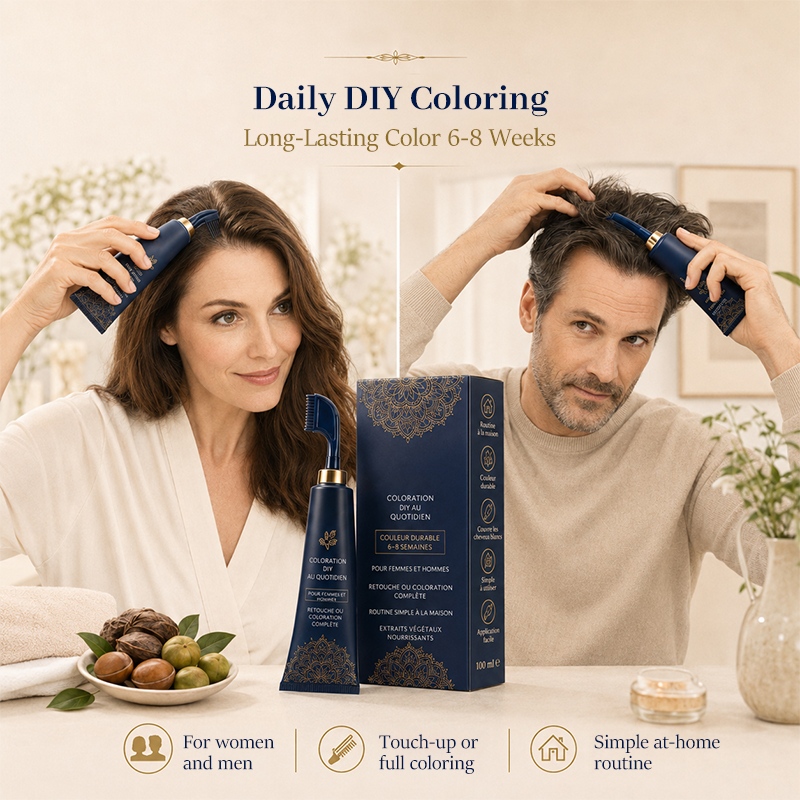 🥳2026 HOT SALE🥳💞50K+ SOLD! 🌿💇 50% OFF! Herbal Hair Dye Comb for Home Use – natural herbal formula, easy at-home colouring, even coverage. Salon results without the salon price! 🏠✅