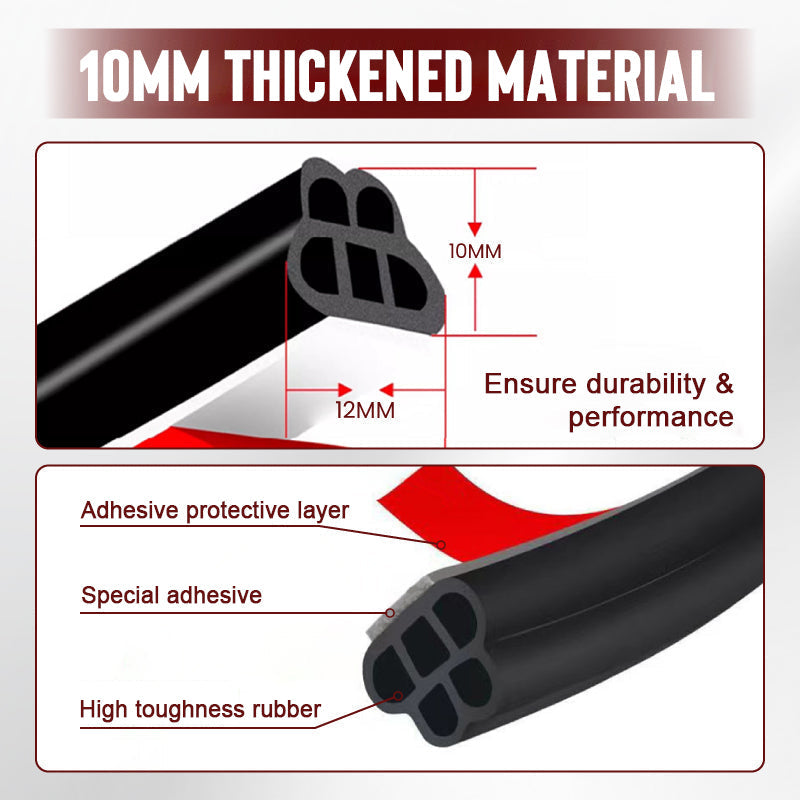 🥳2026 HOT SALE🥳💞50K+ SOLD!💥🚗🛡️ BUY MORE, SAVE MORE! 50% OFF Car Noise Reduction Seals – Block wind & dust, enjoy a quieter ride. Easy peel-and-stick install. 🔇💰