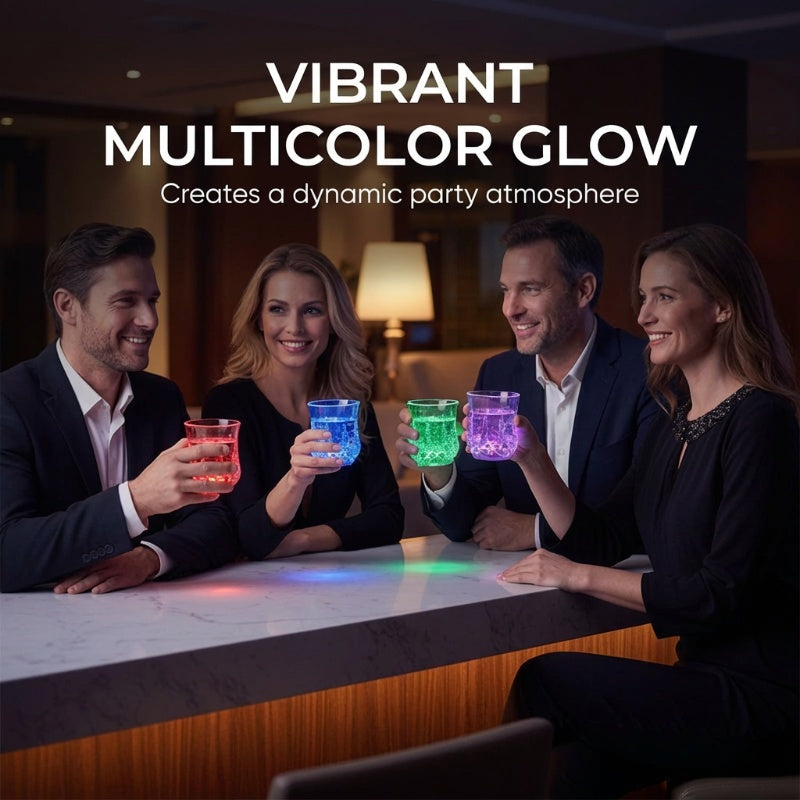 🥳2026 HOT SALE🥳💞50K+ SOLD!💐🎉 50% OFF! Liquid‑Activated Light‑Up Cup – Pour any drink, watch it glow. Multicolor LEDs, food‑grade acrylic. No button needed. A instant party starter! 🍍✨