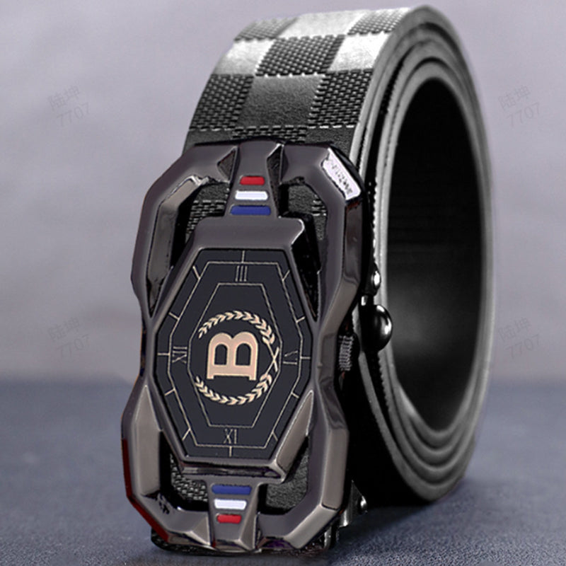 🐊 50% OFF NOW! 🎉 Men‘s Crocodile-Pattern Belt – Automatic Buckle, Genuine Leather & Versatile 👔📦