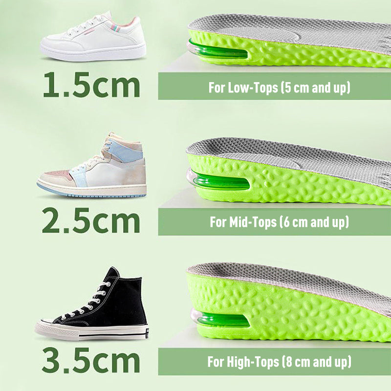 🥳2026 HOT SALE🥳💞50K+ SOLD!🦶🛡️ 50% OFF! Height‑Increasing Insoles – Breathable, sweat‑wicking, natural lift. Keep feet fresh & pain‑free. 🕊️💚
