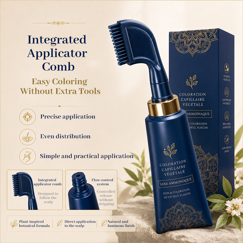 🥳2026 HOT SALE🥳💞50K+ SOLD! 🌿💇 50% OFF! Herbal Hair Dye Comb for Home Use – natural herbal formula, easy at-home colouring, even coverage. Salon results without the salon price! 🏠✅