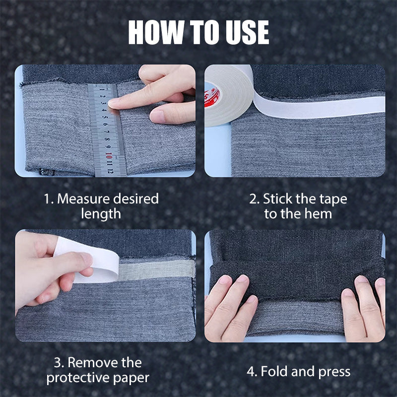 Washable Hemming Tape for Pants- 2PCS
