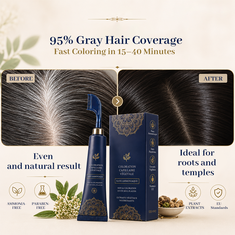 🥳2026 HOT SALE🥳💞50K+ SOLD! 🌿💇 50% OFF! Herbal Hair Dye Comb for Home Use – natural herbal formula, easy at-home colouring, even coverage. Salon results without the salon price! 🏠✅