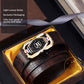 🐊 50% OFF NOW! 🎉 Men‘s Crocodile-Pattern Belt – Automatic Buckle, Genuine Leather & Versatile 👔📦