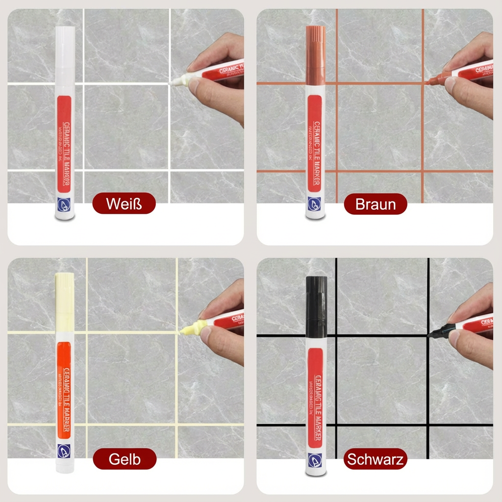 🥳2026 HOT SALE🥳💞50K+ SOLD! 🧱✨ BUY 1 GET 1 FREE! Special Price £9.99! Anti-Mould Grout Pen – covers black stains & mould instantly, waterproof seal. Restores kitchen & bathroom tiles like new! 🖌️✅