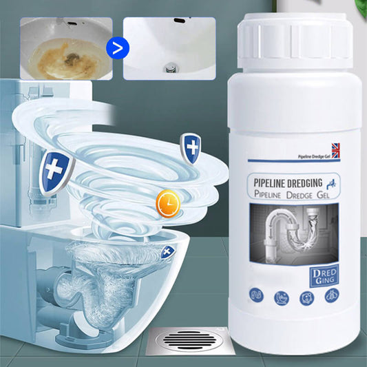 🥳2026 HOT SALE🥳💞50K+ SOLD!🔧💨 50% OFF! Pipeline Dredging Agent – High‑density gel clings to pipes, rapidly dissolves hair, grease & soap. Non‑corrosive, odourless & safe for all pipes. A clog‑free home! 🚰✨