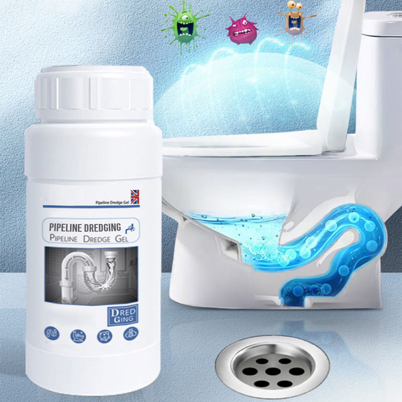 🥳2026 HOT SALE🥳💞50K+ SOLD!🔧💨 50% OFF! Pipeline Dredging Agent – High‑density gel clings to pipes, rapidly dissolves hair, grease & soap. Non‑corrosive, odourless & safe for all pipes. A clog‑free home! 🚰✨
