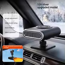 🥳2026 HOT SALE🥳💞50K+ SOLD! 🚗🔥 50% OFF! 2-in-1 Portable Car Heater & Windscreen Defroster – compact 12V, fast heat clears frost & fog, 360° rotation & 3 gears. Warm, clear driving in minutes! 🛡️✅