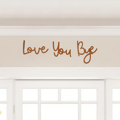 Wooden Wall Hanging Sign Decoration - No Wall Damage