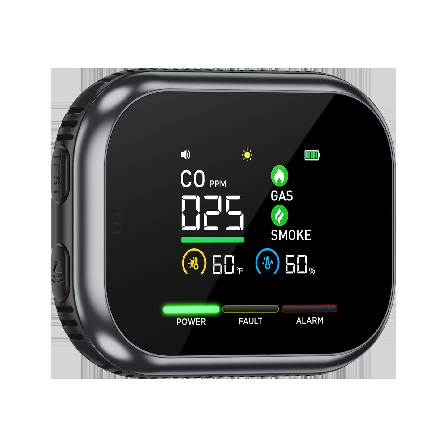 🥳2026 HOT SALE🥳💞50K+ SOLD!🔥🏠 50% OFF! Portable 6‑in‑1 Gas Alarm – Detects CO, combustible gas, smoke & more. LCD display & audible alert – protect your family without costly inspections! 🛡️✨
