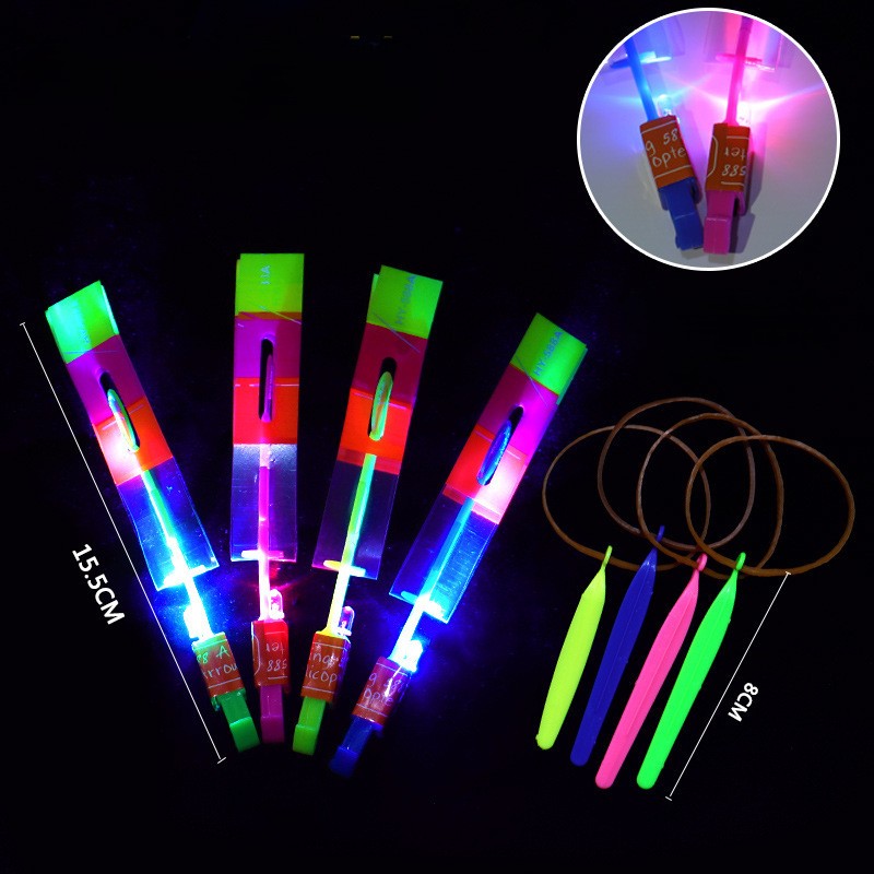🥳2026 HOT SALE🥳💞50K+ SOLD! 🚁✨ BUY 2 GET 1 FREE! LED Helicopter Launcher – Shoots up to 120ft, lights up the night sky. Slowly descends like a parachute – lands right in your hand! From £4.99 – buy more & save! 🎮🌟