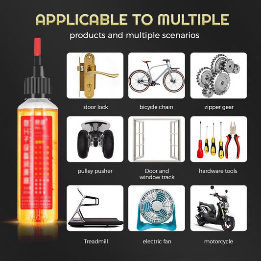 🥳2026 HOT SALE🥳💞50K+ SOLD!🛢️🔧 50% OFF! Micromolecular Mechanical Lubricant – Penetrates deep, reduces wear & prevents rust. For locks, bikes, fans & car parts – a workshop essential! ⚙️✨