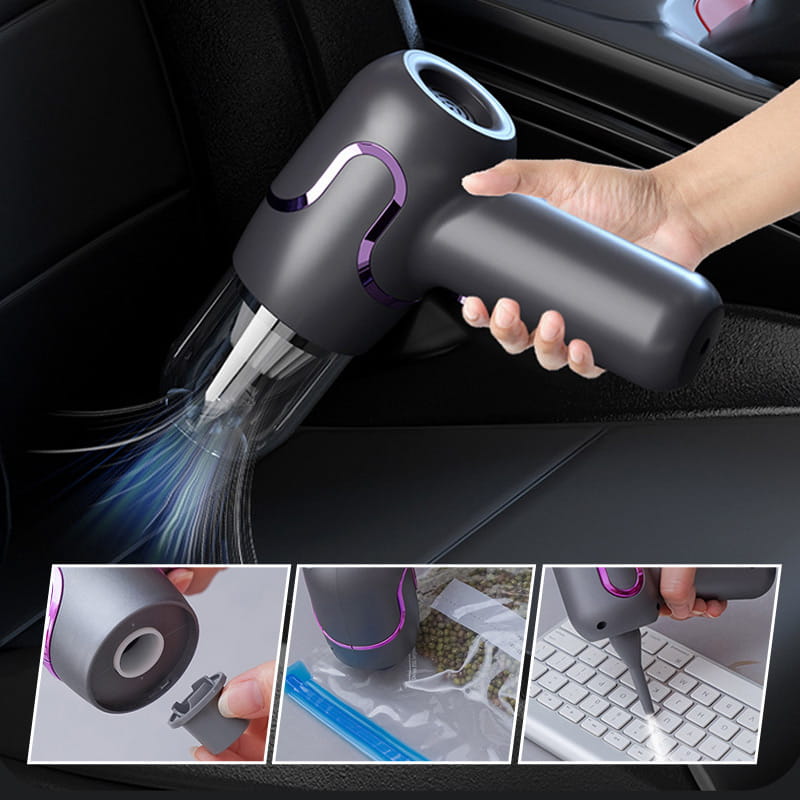 💥BIG SALE !!🚗 New Upgrade 3 in 1 Compressed Air Duster/Pump & Wireless Vacuum Cleaner🚘