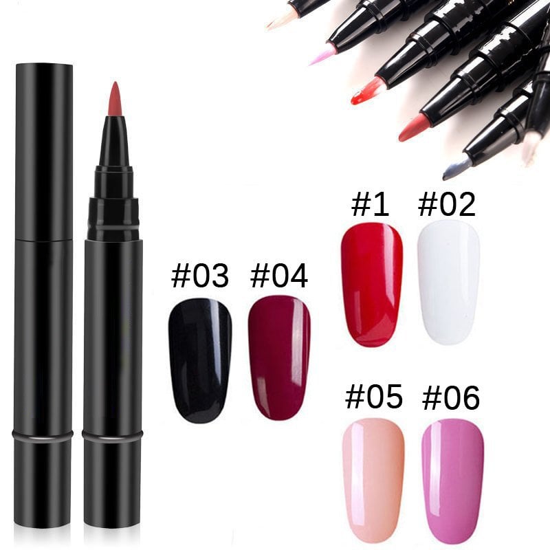 🥳2026 HOT SALE🥳💞50K+ SOLD!💅✨ BUY 1 GET 1 FREE! One Step Gel Nail Pen – 3‑in‑1, no base/top coat needed. 18 colours, salon‑grade shine, 15‑30 days wear. DIY perfection at home! 🎨💖