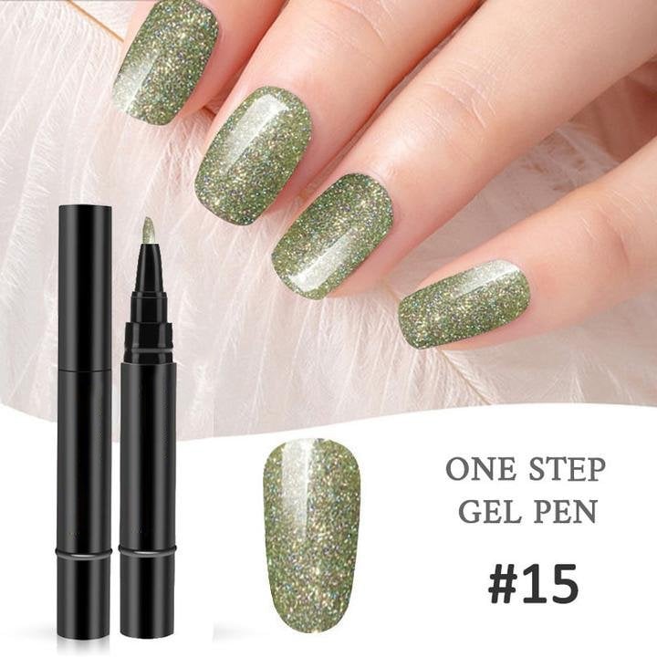 🥳2026 HOT SALE🥳💞50K+ SOLD!💅✨ BUY 1 GET 1 FREE! One Step Gel Nail Pen – 3‑in‑1, no base/top coat needed. 18 colours, salon‑grade shine, 15‑30 days wear. DIY perfection at home! 🎨💖