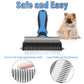 🥳2026 HOT SALE🥳💞50K+ SOLD!🔥💖 50% OFF! Gentle Deshedding Brush for Dogs & Cats – Sharp inner blades cut tangles, rounded tips protect skin. Ergonomic grip, easy to clean. Love the brush, hate the shedding. 🐈🌸