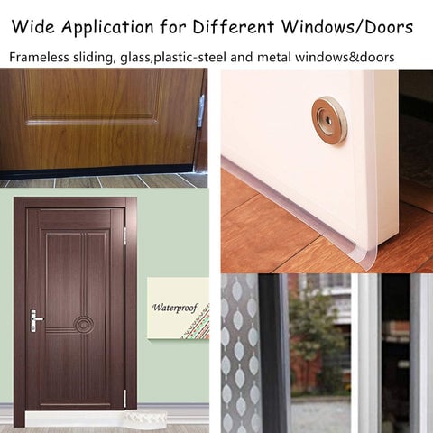 🥳2026 HOT SALE🥳💞50K+ SOLD!🏠✨ 50% OFF! Home Door Sealing Strip – Blocks noise, dust, insects & drafts. 5m flexible silicone, 5 colours – strong adhesive, no residue. A quieter, cosier home! 🛡️💚