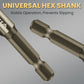 🥳2026 HOT SALE🥳💞50K+ SOLD!⚙️🌀 50% OFF! 4-Flute Serrated Drill Bit Kit – Eccentric tip, high-strength alloy. Fast drilling, long life. Your workshop upgrade. 🏠🕊️