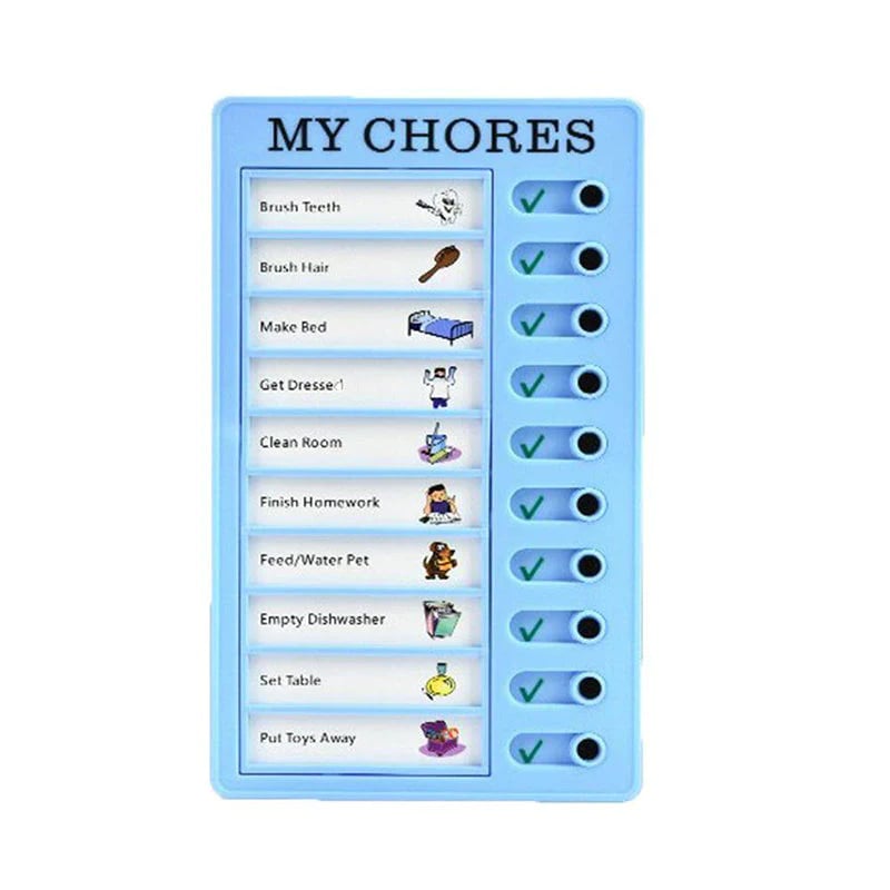 🥳2026 HOT SALE🥳💞50K+ SOLD! 📅🧲 50% OFF! Magnetic Dry-Erase Routine & Chore Board – 120 cards, sliding trackers, wall mount. Make daily routines clear, visual & easy to follow! ✅🏠