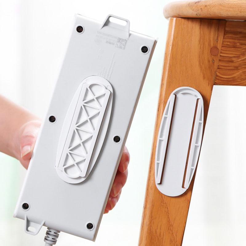🥳2026 HOT SALE🥳💞50K+ SOLD! 🔌🪝 50% OFF! Self Adhesive Desktop Socket Fixer – 5-pack, no drilling, no wall damage. Strong adhesive holds power strips, routers & remotes – tidy cables, safe home! From £6.99! 🏠✨