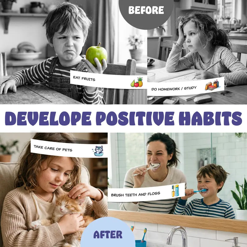 🥳2026 HOT SALE🥳💞50K+ SOLD! 📅🧲 50% OFF! Magnetic Dry-Erase Routine & Chore Board – 120 cards, sliding trackers, wall mount. Make daily routines clear, visual & easy to follow! ✅🏠