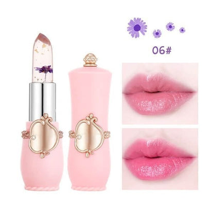 💋Crystal Jelly Flower Color Changing Lipstick💄