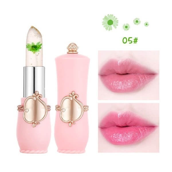 💋Crystal Jelly Flower Color Changing Lipstick💄