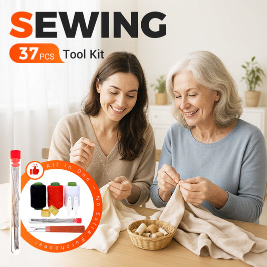 🥳2026 HOT SALE🥳💞50K+ SOLD!🧵👵 The Ultimate Sewing Kit – 37PCS! All Essentials In One Case. 50% OFF NOW! ✂️💎🎁