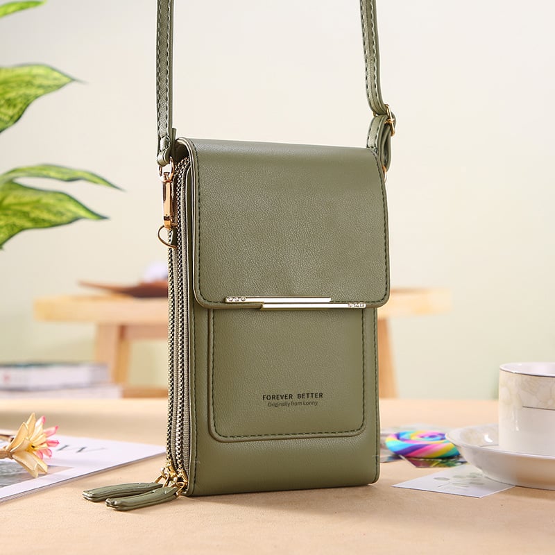 🥳2026 HOT SALE🥳💞50K+ SOLD! 👛📱 ONLY £9.99! Women‘s Touchscreen Crossbody Phone Wallet – Answer calls & text without opening. Fits phones up to 6.5″, water‑resistant & lightweight – hands‑free summer style! 🌸✨