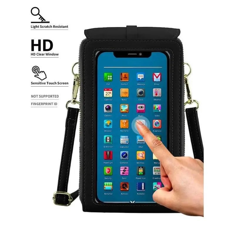 🥳2026 HOT SALE🥳💞50K+ SOLD! 👛📱 ONLY £9.99! Women‘s Touchscreen Crossbody Phone Wallet – Answer calls & text without opening. Fits phones up to 6.5″, water‑resistant & lightweight – hands‑free summer style! 🌸✨