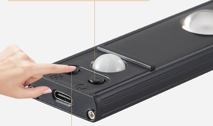 🥳2026 HOT SALE🥳💞50K+ SOLD! 💡🚪 50% OFF! Motion Sensor LED Cabinet Light – 3 color temperatures, dimmable, USB rechargeable, magnetic. No blue ray, 60-day battery. Light up dark corners! 🛡️✨