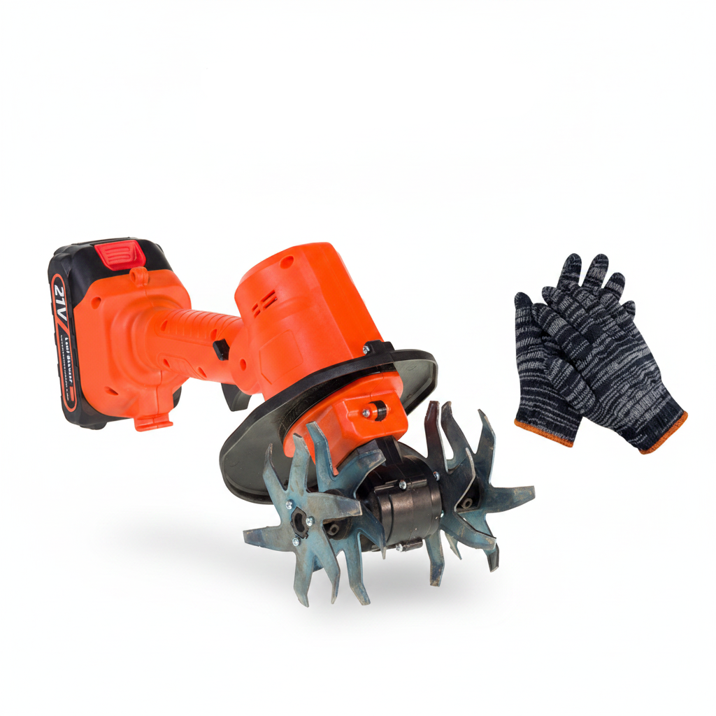 🥳2026 HOT SALE🥳💞50K+ SOLD!🔋🧑‍🌾 50% OFF! Rechargeable Cordless Tiller – No cords, no petrol. 65Mn steel blades, anti‑slip grip. Perfect for raised beds & borders. Say goodbye to hand trowels. 🛡️✨